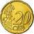Grecia, 20 Euro Cent, 2005, EBC, Latón, KM:185