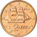 Grécia, 2 Euro Cent, 2005, AU(55-58), Aço Cromado a Cobre, KM:182