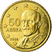 Greece, 50 Euro Cent, 2006, AU(55-58), Brass, KM:186