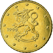 Finland, 50 Euro Cent, 1999, AU(55-58), Brass, KM:103