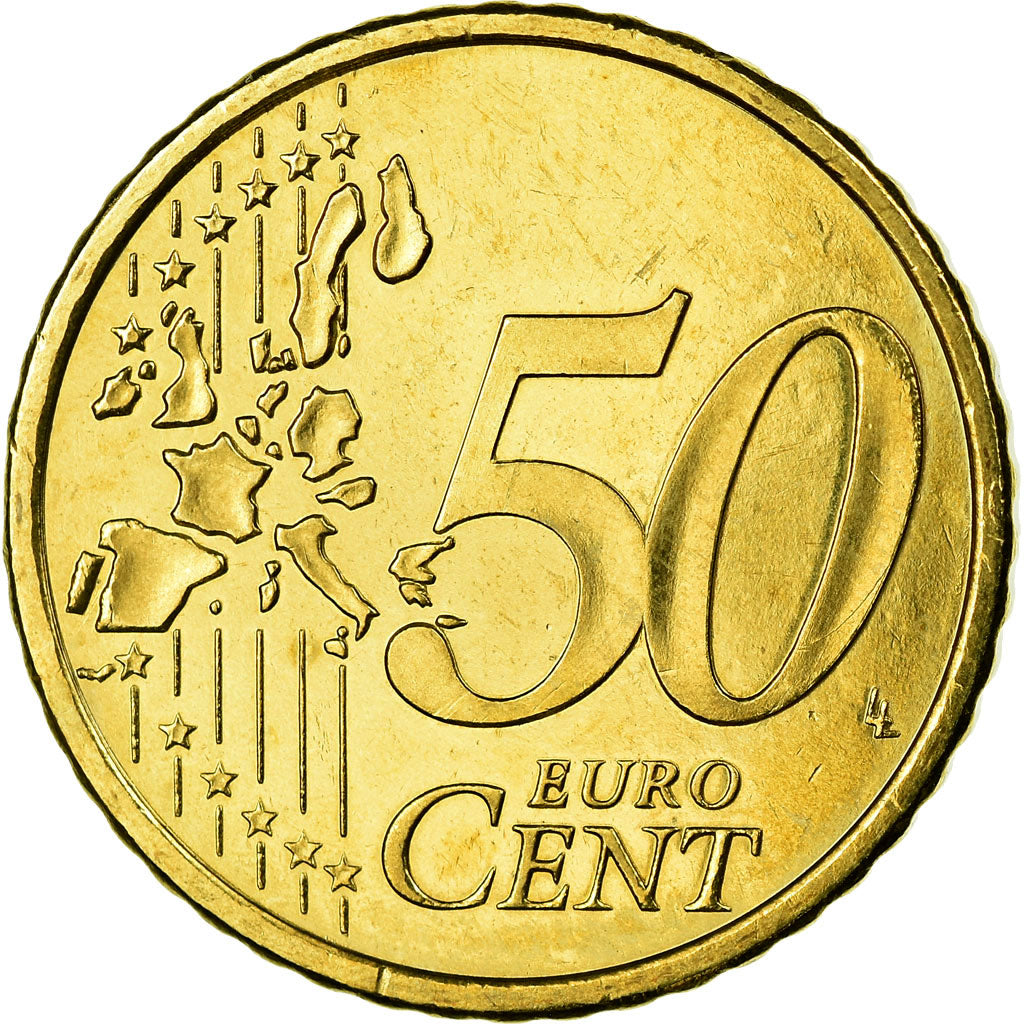 Finland, 50 Euro Cent, 1999, AU(55-58), Brass, KM:103