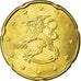 Finland, 20 Euro Cent, 2000, AU(55-58), Brass, KM:102