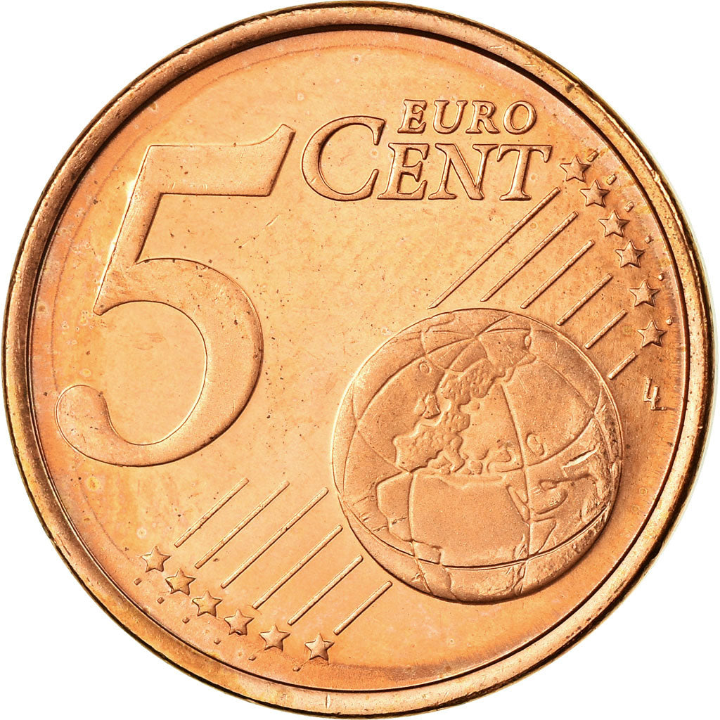 Finland, 5 Euro Cent, 2004, AU(55-58), Copper Plated Steel, KM:100