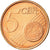 Finlandia, 5 Euro Cent, 2004, EBC, Cobre chapado en acero, KM:100