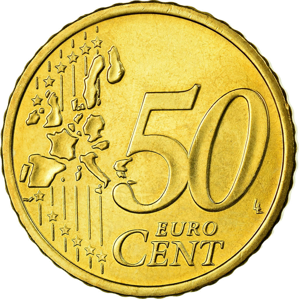Finland, 50 Euro Cent, 2005, AU(55-58), Brass, KM:103