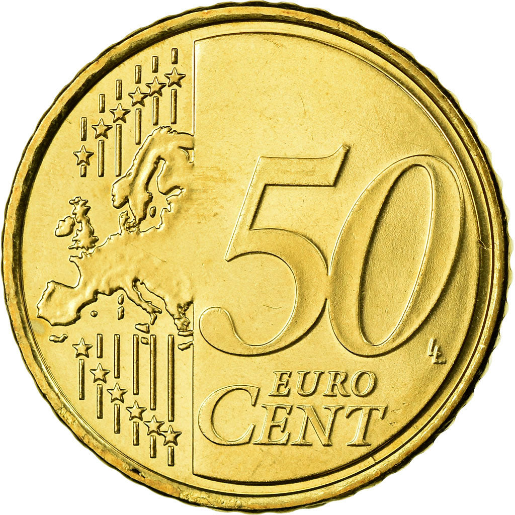 Finland, 50 Euro Cent, 2007, AU(55-58), Brass, KM:128