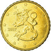 Finland, 10 Euro Cent, 2007, AU(55-58), Brass, KM:126