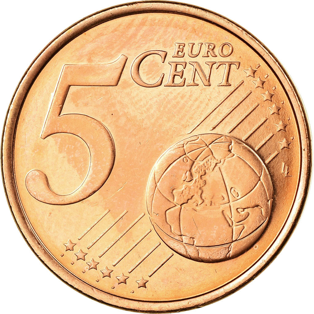 Finland, 5 Euro Cent, 2007, AU(55-58), Copper Plated Steel, KM:100