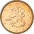 Finlandia, Euro Cent, 2007, EBC, Cobre chapado en acero, KM:98