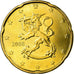 Finland, 20 Euro Cent, 2008, AU(55-58), Brass, KM:127