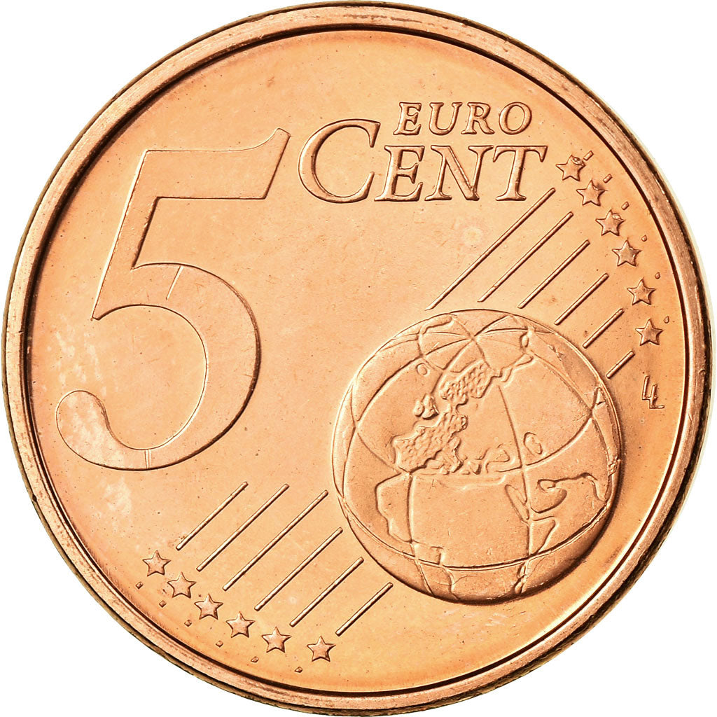 Finland, 5 Euro Cent, 2008, AU(55-58), Copper Plated Steel, KM:100