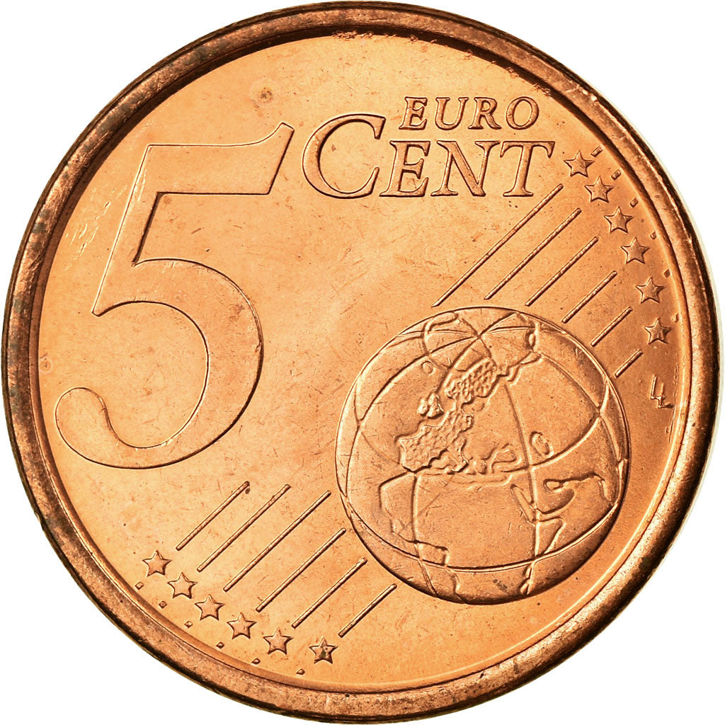 Spain, 5 Euro Cent, 1999, EF(40-45), Copper Plated Steel, KM:1042