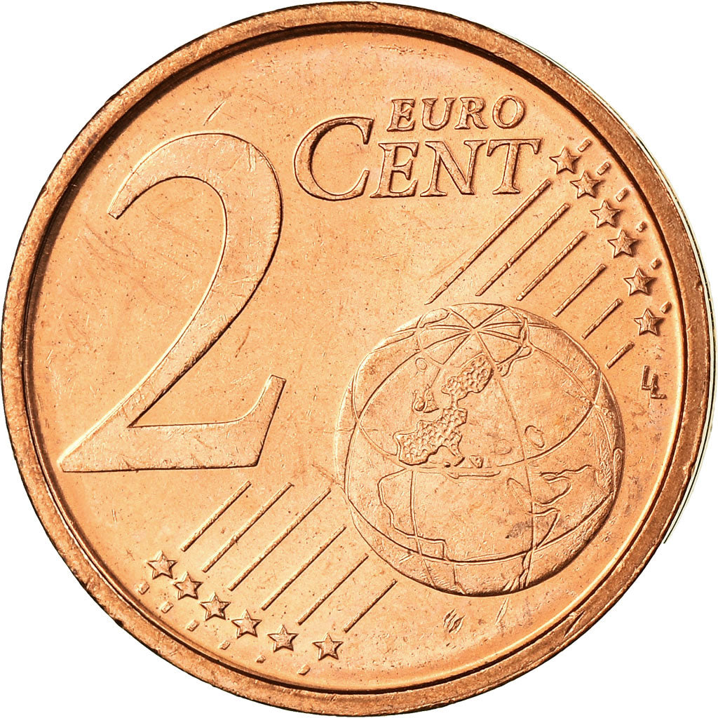 Spain, 2 Euro Cent, 1999, EF(40-45), Copper Plated Steel, KM:1041