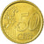 España, 50 Euro Cent, 2000, MBC, Latón, KM:1045