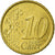 Spain, 10 Euro Cent, 2000, EF(40-45), Brass, KM:1043