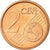 España, 2 Euro Cent, 2001, EBC, Cobre chapado en acero, KM:1041