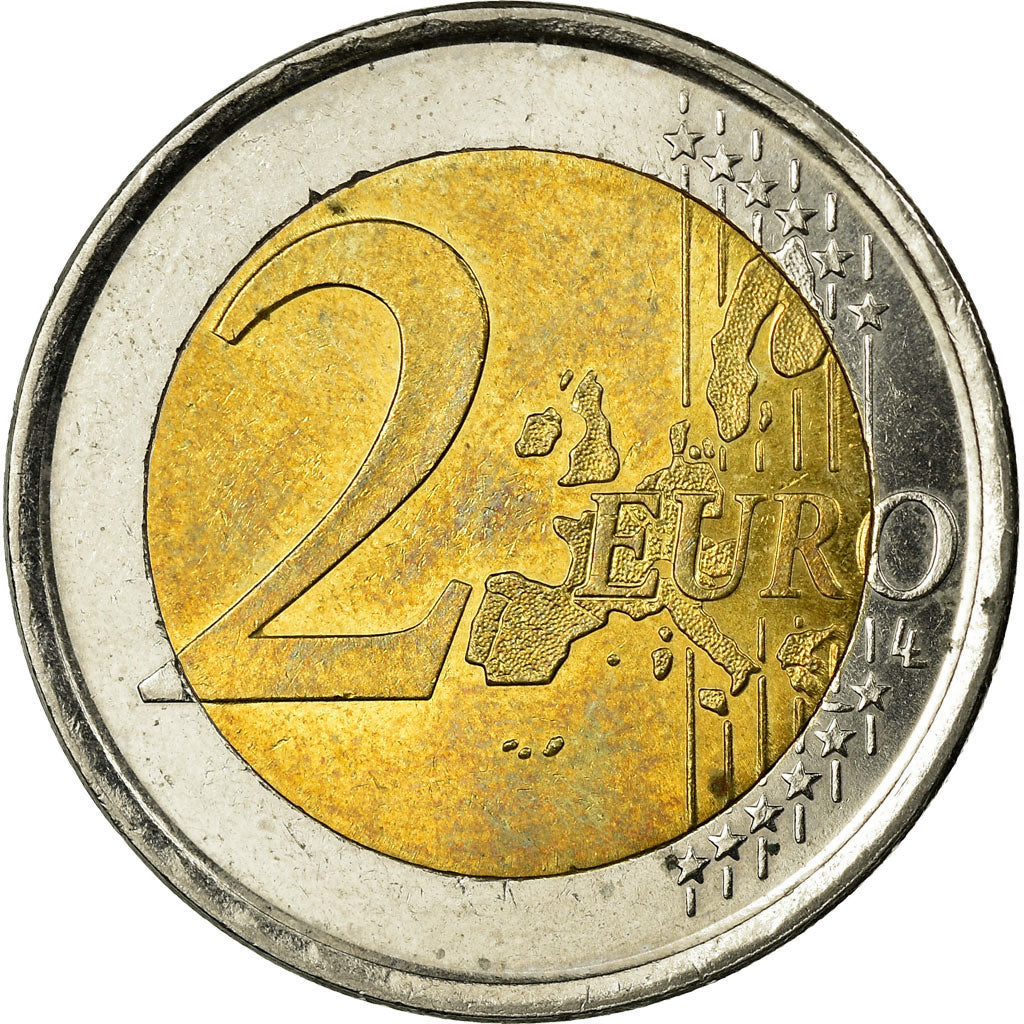 Spain, 2 Euro, 2002, EF(40-45), Bi-Metallic, KM:1047
