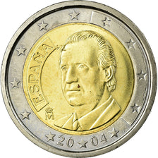 Spain, 2 Euro, 2004, AU(55-58), Bi-Metallic, KM:1047