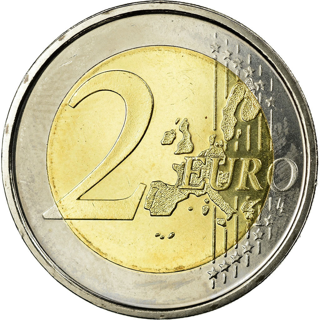 Spain, 2 Euro, 2004, AU(55-58), Bi-Metallic, KM:1047