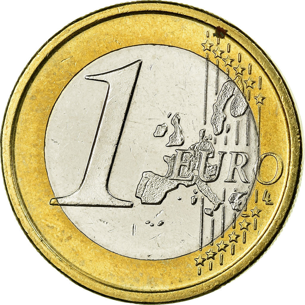 Spain, Euro, 2004, EF(40-45), Bi-Metallic, KM:1046