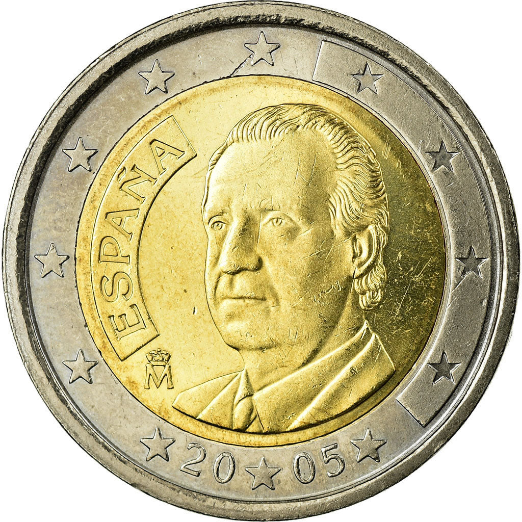 Spain, 2 Euro, 2005, AU(55-58), Bi-Metallic, KM:1047