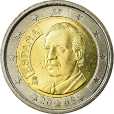 Spain, 2 Euro, 2005, AU(55-58), Bi-Metallic, KM:1047