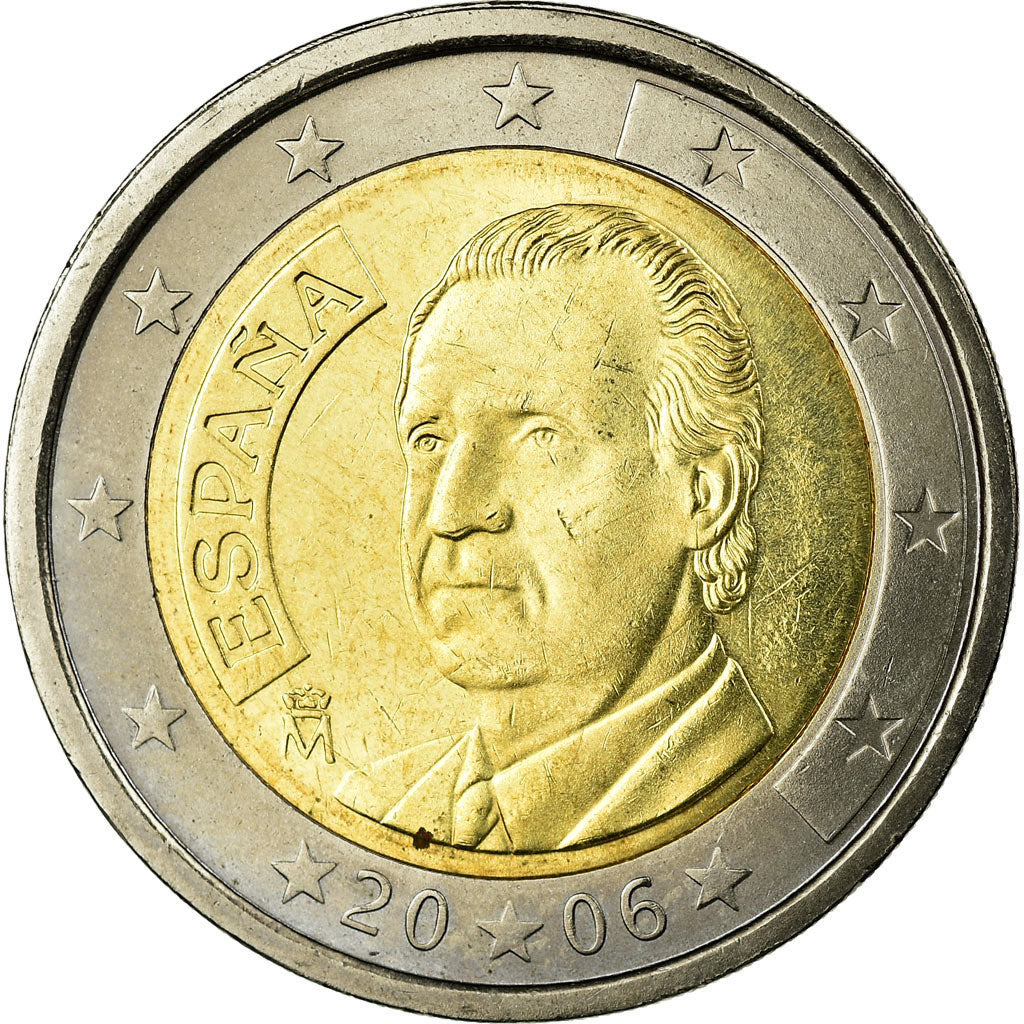 Spain, 2 Euro, 2006, AU(55-58), Bi-Metallic, KM:1047