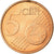 Espanha, 5 Euro Cent, 2006, AU(55-58), Aço Cromado a Cobre, KM:1042