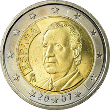 Spain, 2 Euro, 2007, AU(55-58), Bi-Metallic, KM:1074