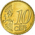 Spagna, 10 Euro Cent, 2007, SPL-, Ottone, KM:1070