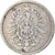 Moneta, GERMANIA - IMPERO, Wilhelm I, Mark, 1876, Hambourg, BB, Argento, KM:7