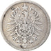 Munten, DUITSLAND - KEIZERRIJK, Wilhelm I, Mark, 1876, Hambourg, ZF, Zilver