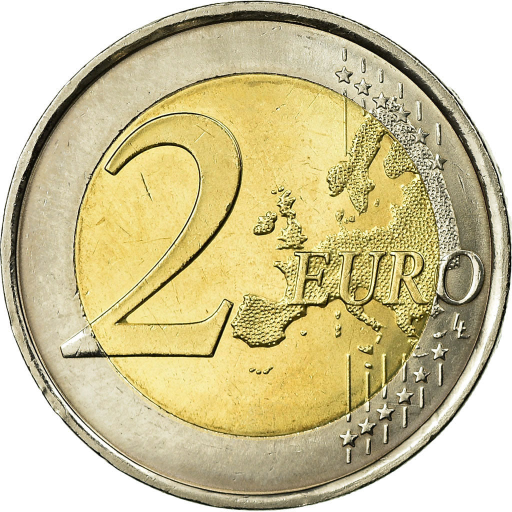 Spain, 2 Euro, 2008, AU(55-58), Bi-Metallic, KM:1074