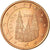 Spagna, 5 Euro Cent, 2008, SPL-, Acciaio placcato rame, KM:1042