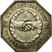 France, Token, Notary, AU(55-58), Silver, Lerouge:1