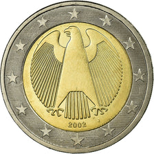 GERMANIA - REPUBBLICA FEDERALE, 2 Euro, 2002, BB, Bi-metallico, KM:214