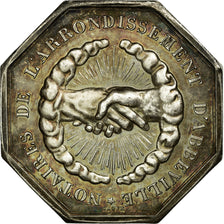 France, Token, Notary, AU(50-53), Silver, Lerouge:1