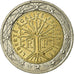 França, 2 Euro, 1999, EF(40-45), Bimetálico, Gadoury:8., KM:1289