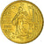 França, 10 Euro Cent, 2001, AU(55-58), Latão, Gadoury:4a, KM:1285