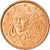 França, 5 Euro Cent, 2001, EF(40-45), Aço Cromado a Cobre, Gadoury:3, KM:1284