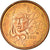 Frankrijk, Euro Cent, 2001, ZF, Copper Plated Steel, Gadoury:1, KM:1282
