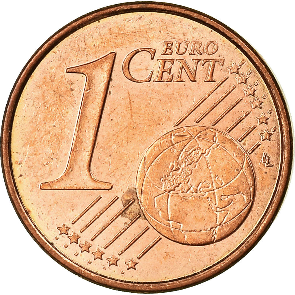 Francja, Euro Cent, 2001, Paris, EF(40-45), Miedź platerowana stalą