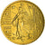 França, 50 Euro Cent, 2002, AU(55-58), Latão, Gadoury:6., KM:1287