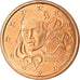 France, 5 Euro Cent, 2002, AU(55-58), Copper Plated Steel, Gadoury:3, KM:1284