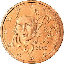 France, 2 Euro Cent, 2002, SUP, Copper Plated Steel, Gadoury:2, KM:1283