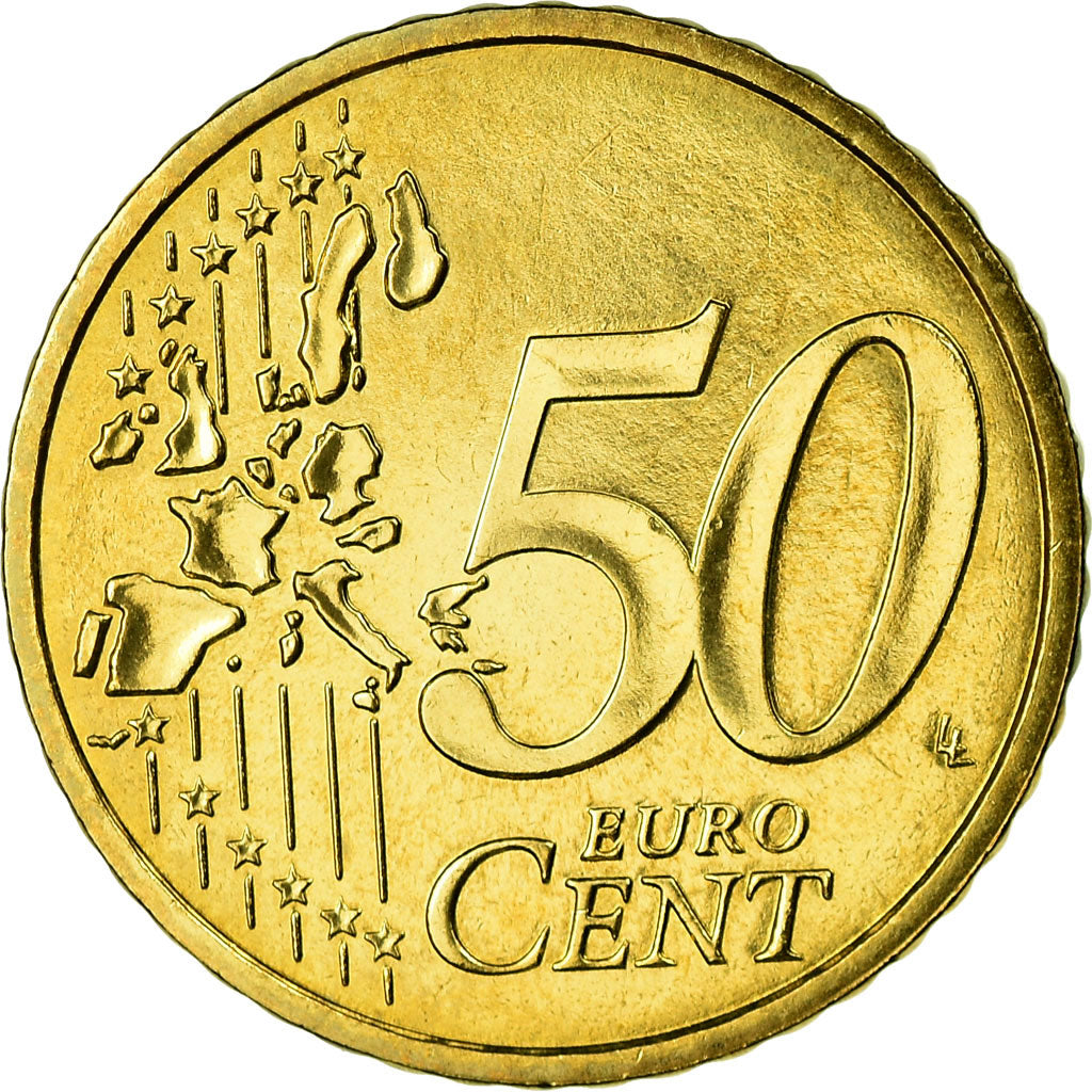 France, 50 Euro Cent, 2003, AU(55-58), Brass, Gadoury:6., KM:1287