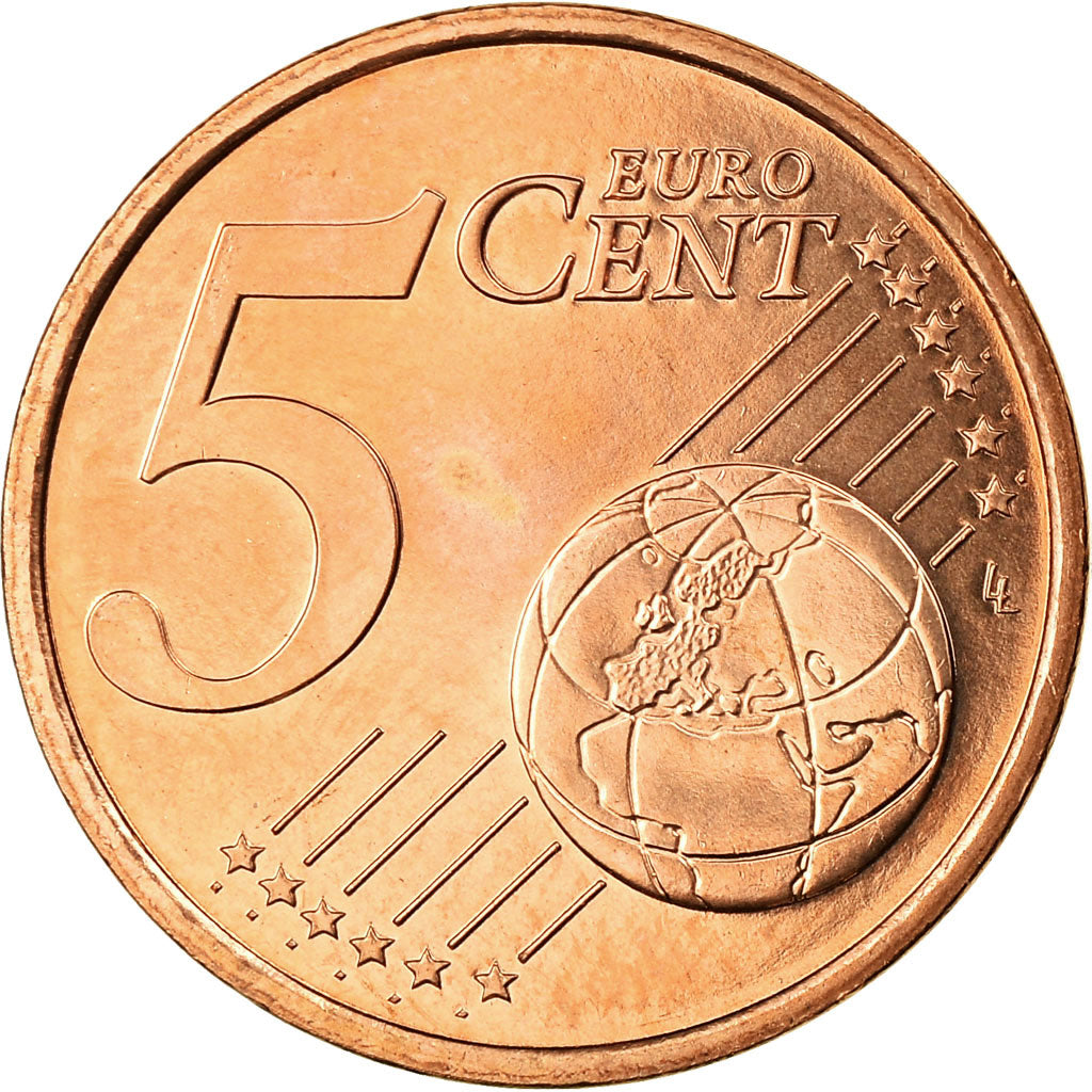 France, 5 Euro Cent, 2003, AU(55-58), Copper Plated Steel, Gadoury:3, KM:1284