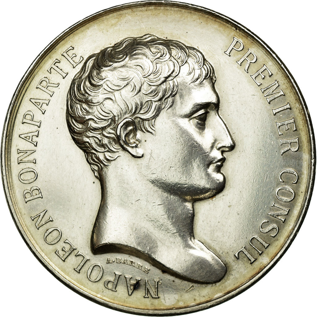France, Token, Notary, 1840, MS(60-62), Silver, Lerouge:450