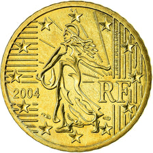 France, 50 Euro Cent, 2004, AU(55-58), Brass, Gadoury:6., KM:1287