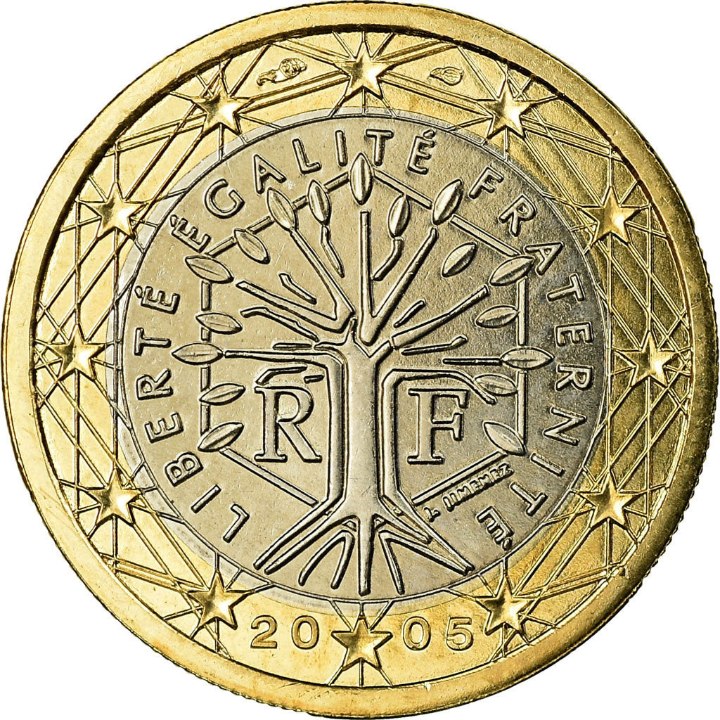 Frankreich, Euro, 2005, VZ, Bi-Metallic, Gadoury:7, KM:1288